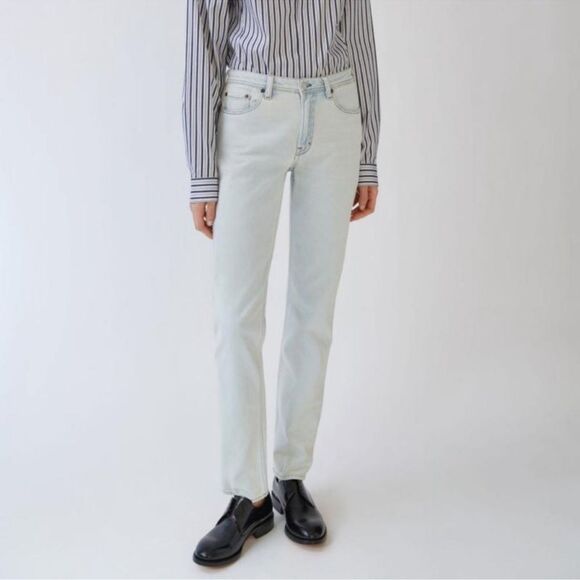 Acne Studios Boy Jean in Bleach Straight Jeans Size 26 - Picture 4 of 15